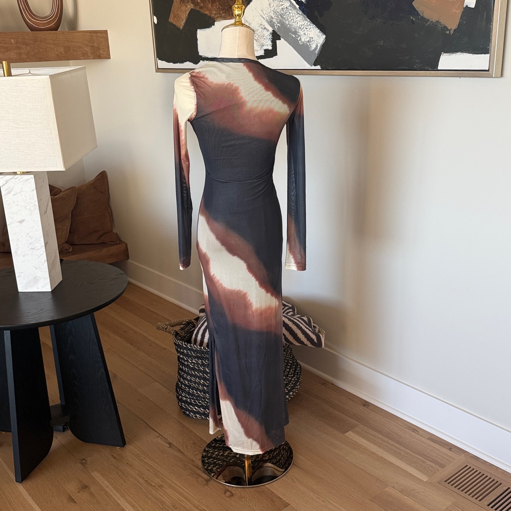 Bronze Snake Amaya Mid Dress (Us Xs/Au 6) — image 3 of 8